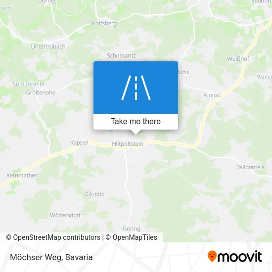 Карта Möchser Weg