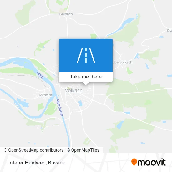 Unterer Haidweg map