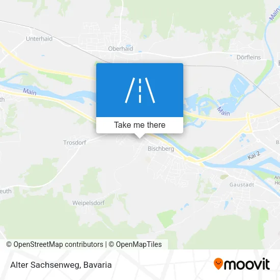 Карта Alter Sachsenweg