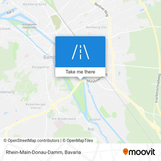 Rhein-Main-Donau-Damm map