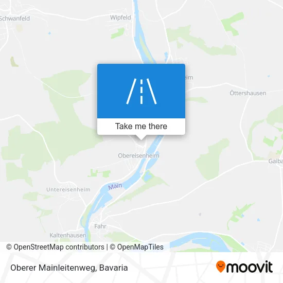 Карта Oberer Mainleitenweg