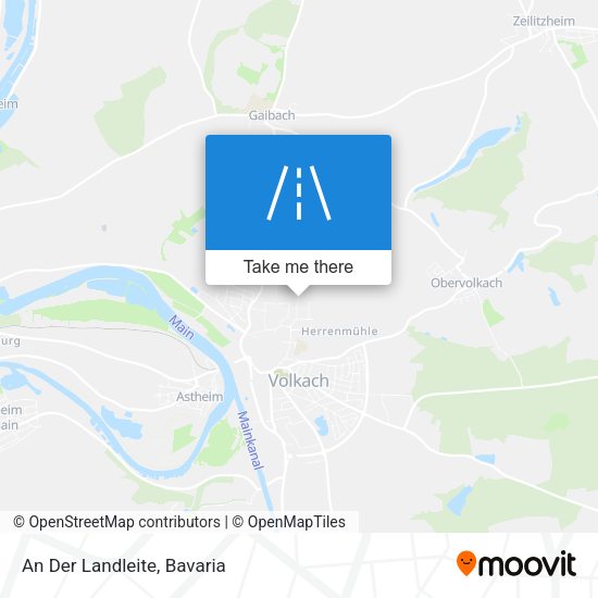 An Der Landleite map