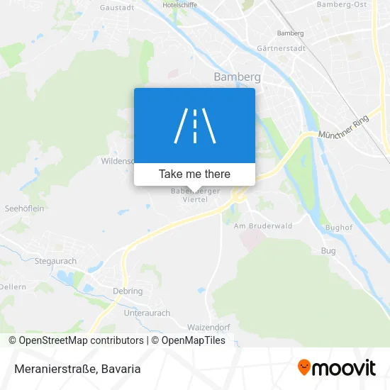 Meranierstraße map