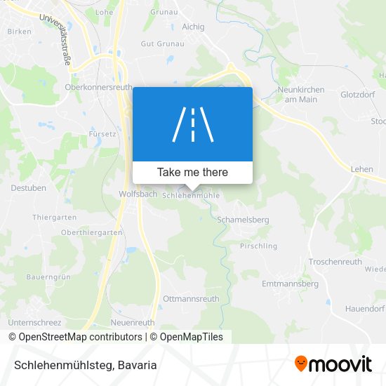 Schlehenmühlsteg map