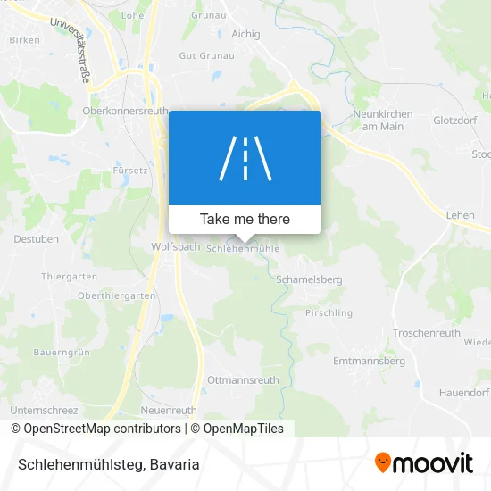 Карта Schlehenmühlsteg