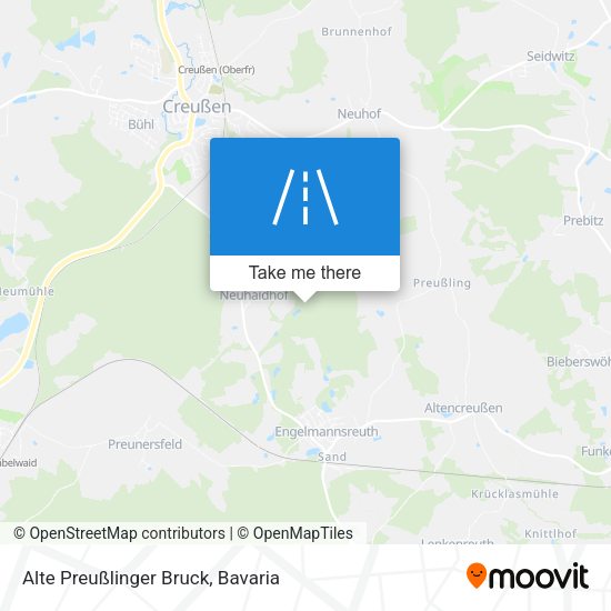 Alte Preußlinger Bruck map
