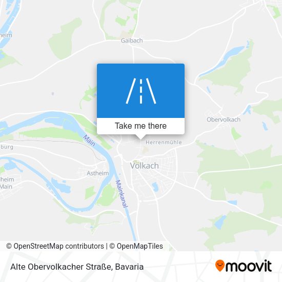 Alte Obervolkacher Straße map