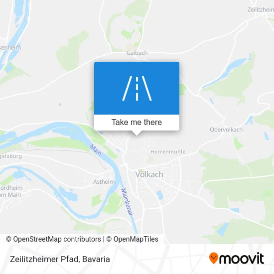 Карта Zeilitzheimer Pfad