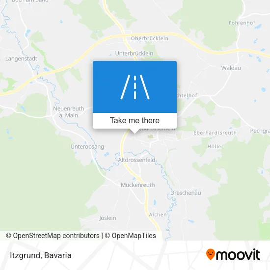 Карта Itzgrund