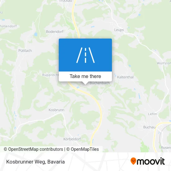 Карта Kosbrunner Weg