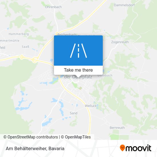 Am Behälterweiher map