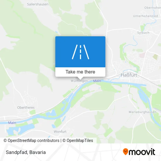Карта Sandpfad