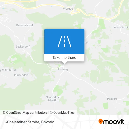 Kübelsteiner Straße map