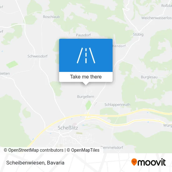 Карта Scheibenwiesen