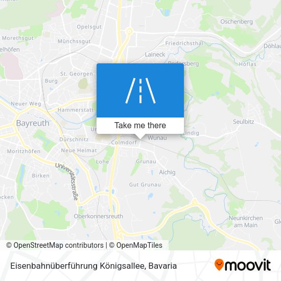 Eisenbahnüberführung Königsallee map
