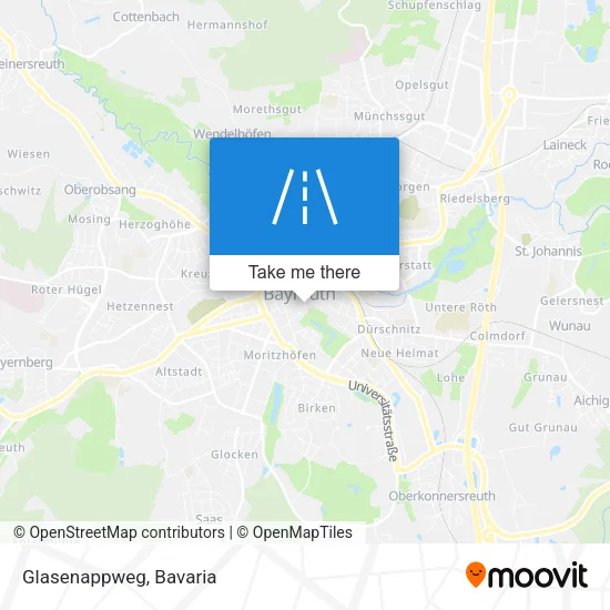 Карта Glasenappweg