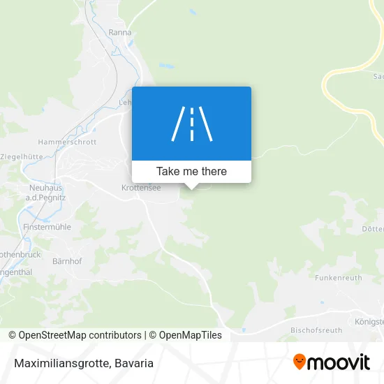 Maximiliansgrotte map