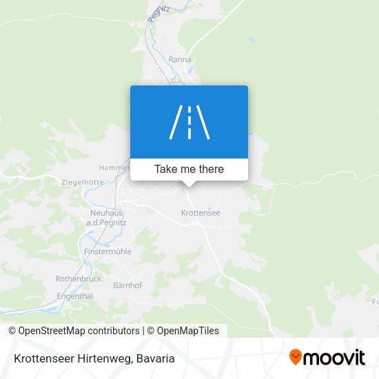 Krottenseer Hirtenweg map