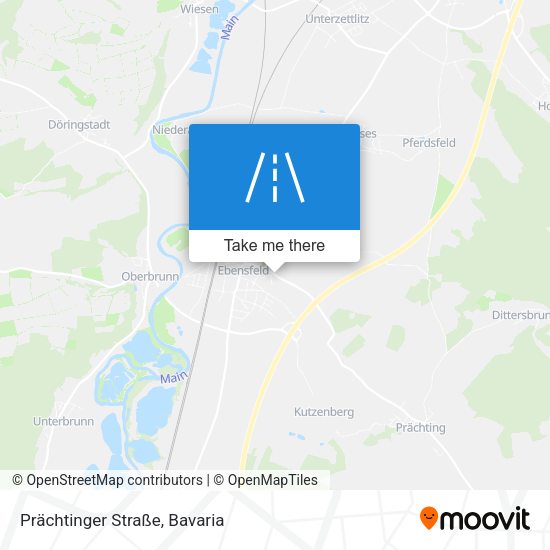 Prächtinger Straße map