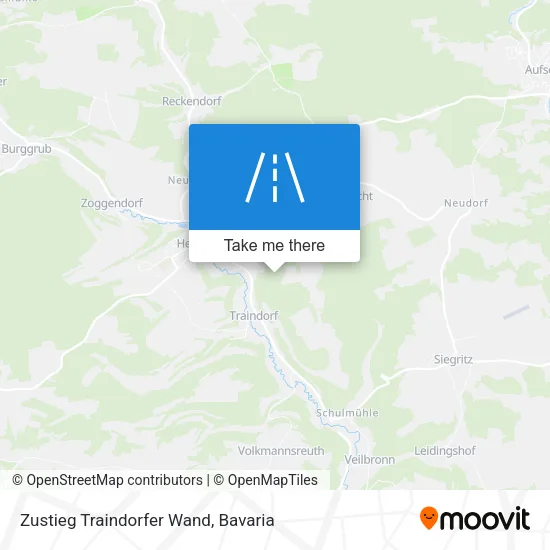 Карта Zustieg Traindorfer Wand