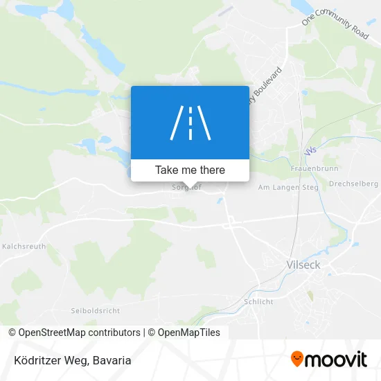 Карта Ködritzer Weg