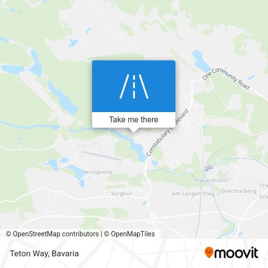 Карта Teton Way