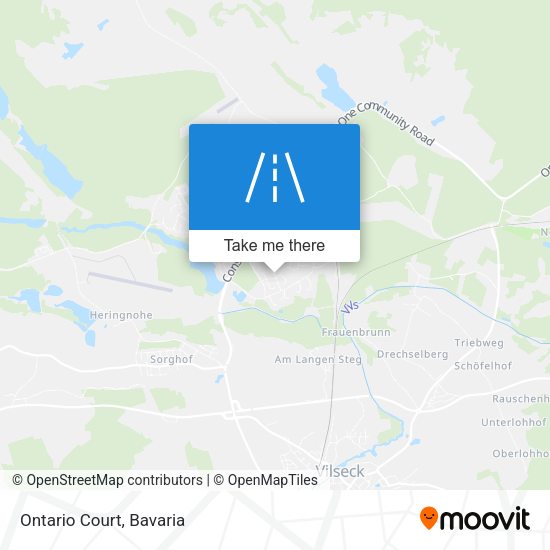 Ontario Court map