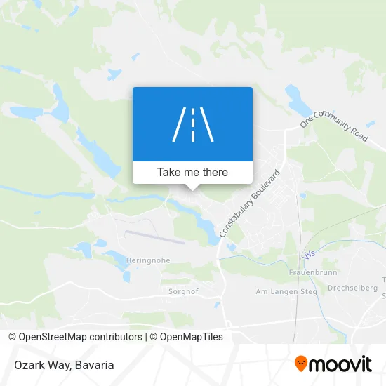 Карта Ozark Way