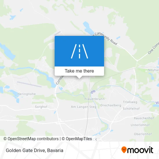 Карта Golden Gate Drive