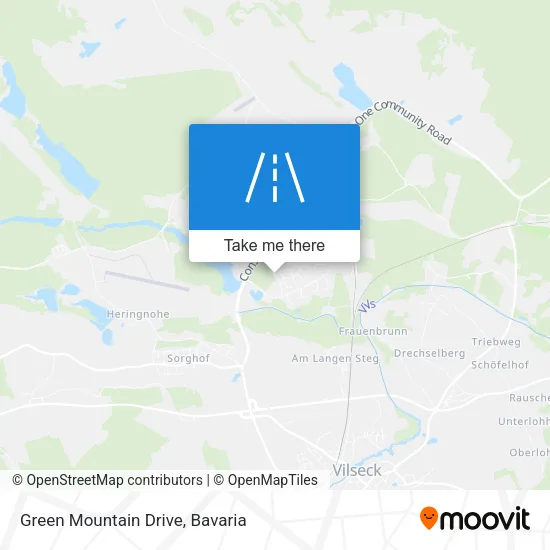 Карта Green Mountain Drive