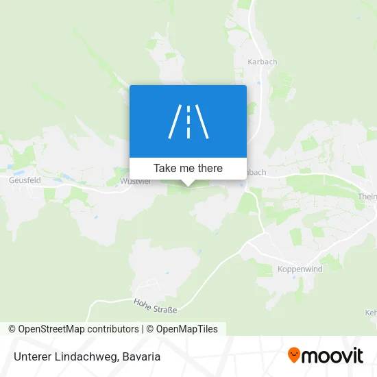 Карта Unterer Lindachweg