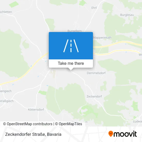 Карта Zeckendorfer Straße