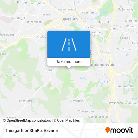 Thiergärtner Straße map