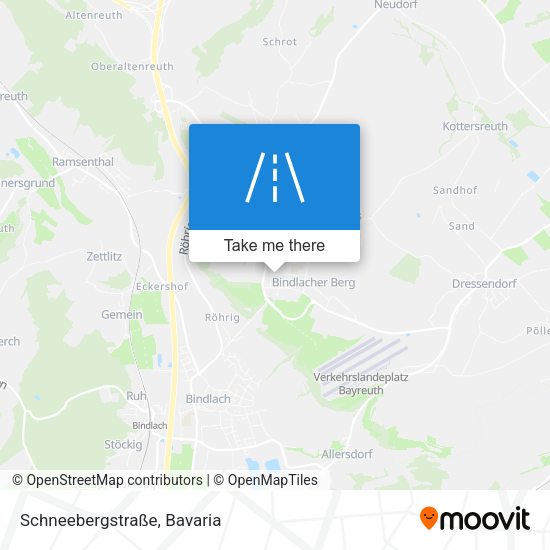 Schneebergstraße map