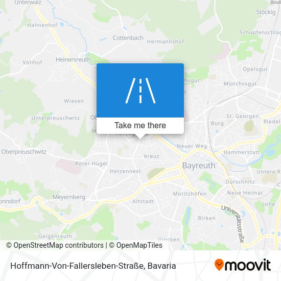Hoffmann-Von-Fallersleben-Straße map
