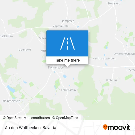 Карта An den Wolfhecken