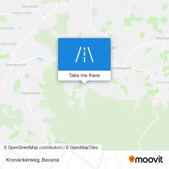 Kronäckerweg map