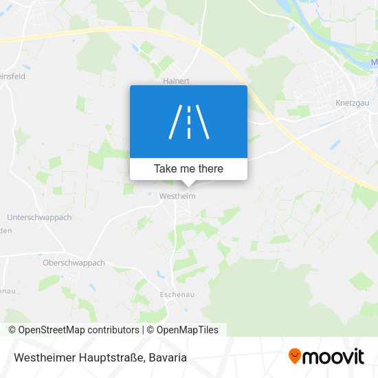 Westheimer Hauptstraße map