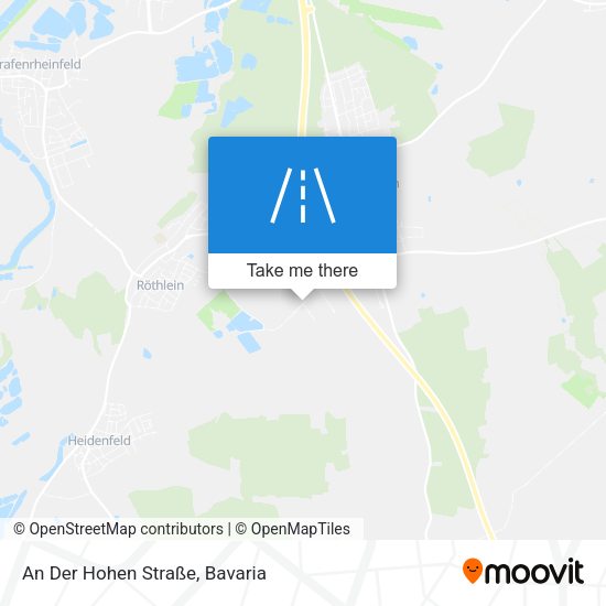 An Der Hohen Straße map