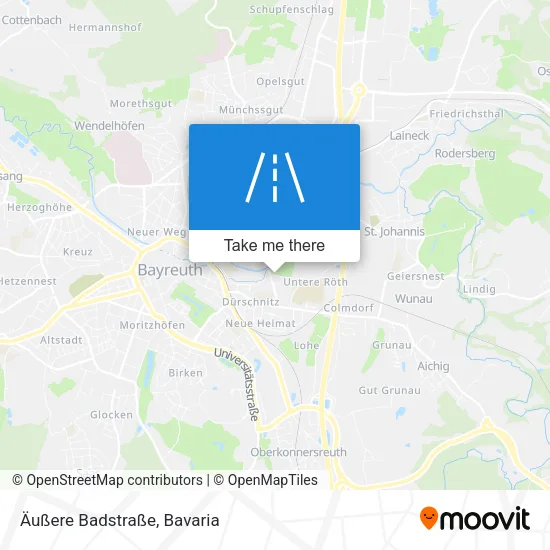 Карта Äußere Badstraße