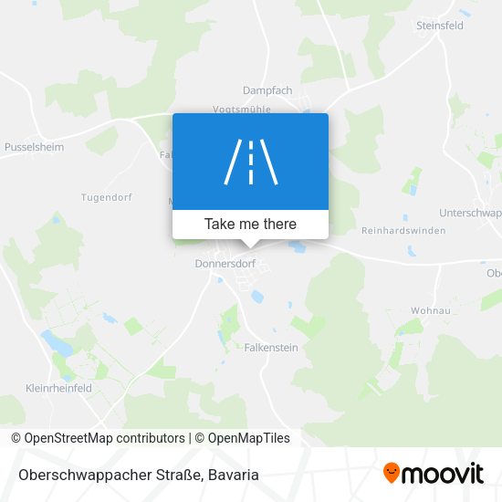 Oberschwappacher Straße map