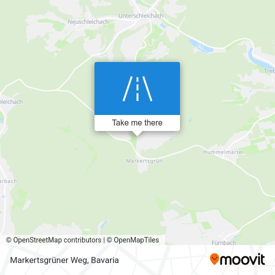 Markertsgrüner Weg map