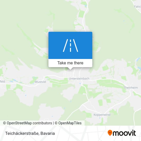 Teichäckerstraße map