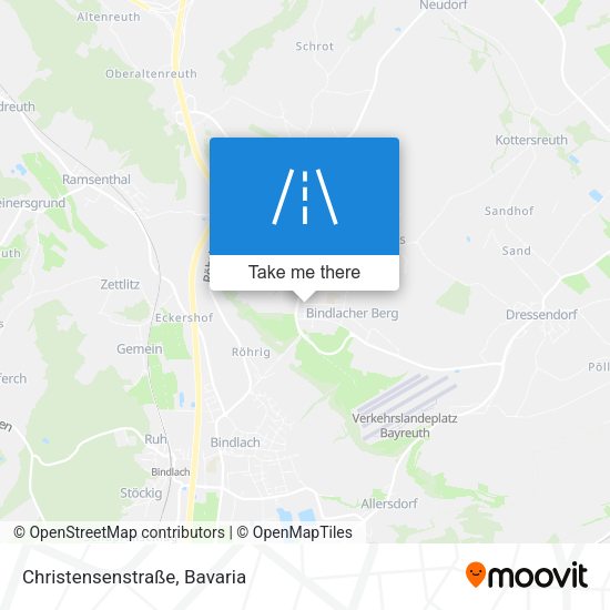 Christensenstraße map