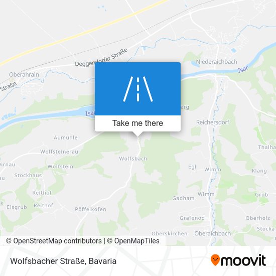 Wolfsbacher Straße map