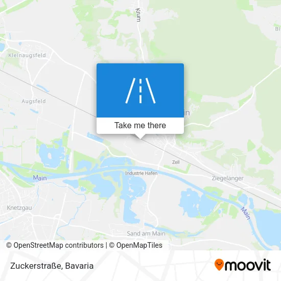 Карта Zuckerstraße