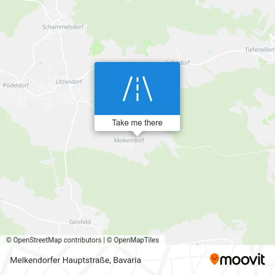 Melkendorfer Hauptstraße map