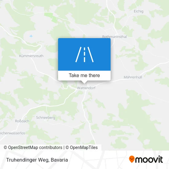 Карта Truhendinger Weg