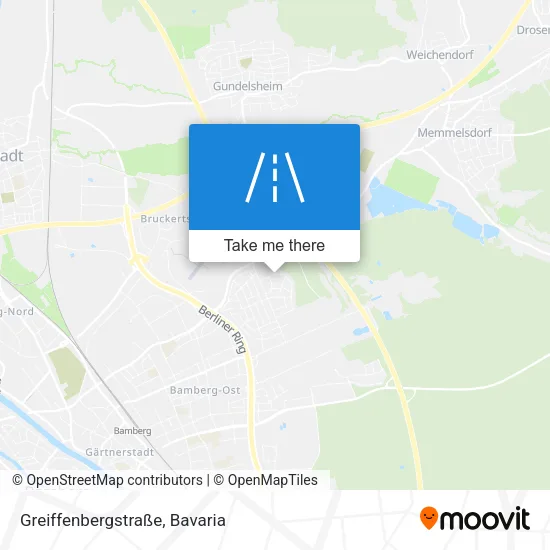 Карта Greiffenbergstraße