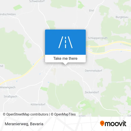 Meranierweg map